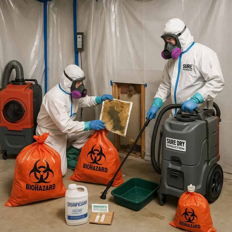 Contaminated Water Handling Protocols process in Carriage Club, CO